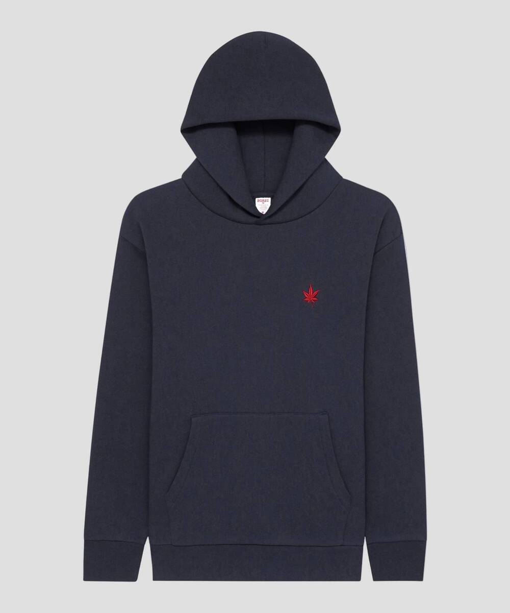 NEW BOAST unisex fleece hoodie in navy